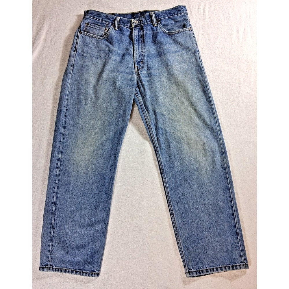 Levi's 550 Straight Leg Jeans Mens 36x30 Medium Blue Wash Denim